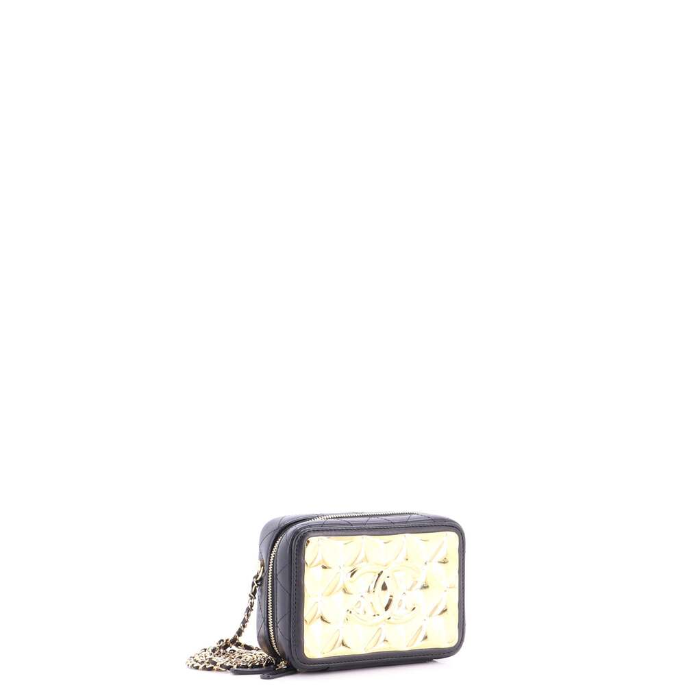 Chanel Cc Zip Around Clutch With Chain #205205C30B - Picture 2 of 9